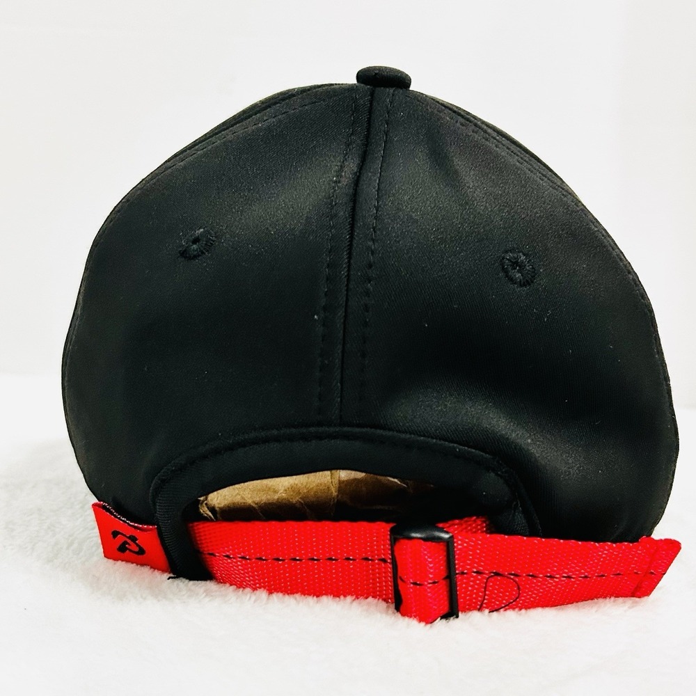 Peloton Wordmark Workout Sports Exercise Hat Cap Adjustable Strapback Black - Picture 4 of 5
